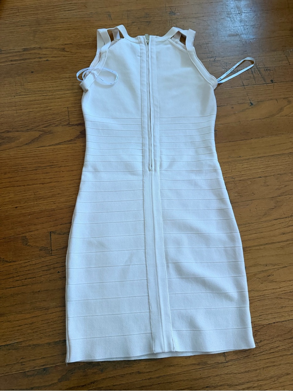 Marciano Cream Strappy Bodycon Dress - Picture 3 of 3